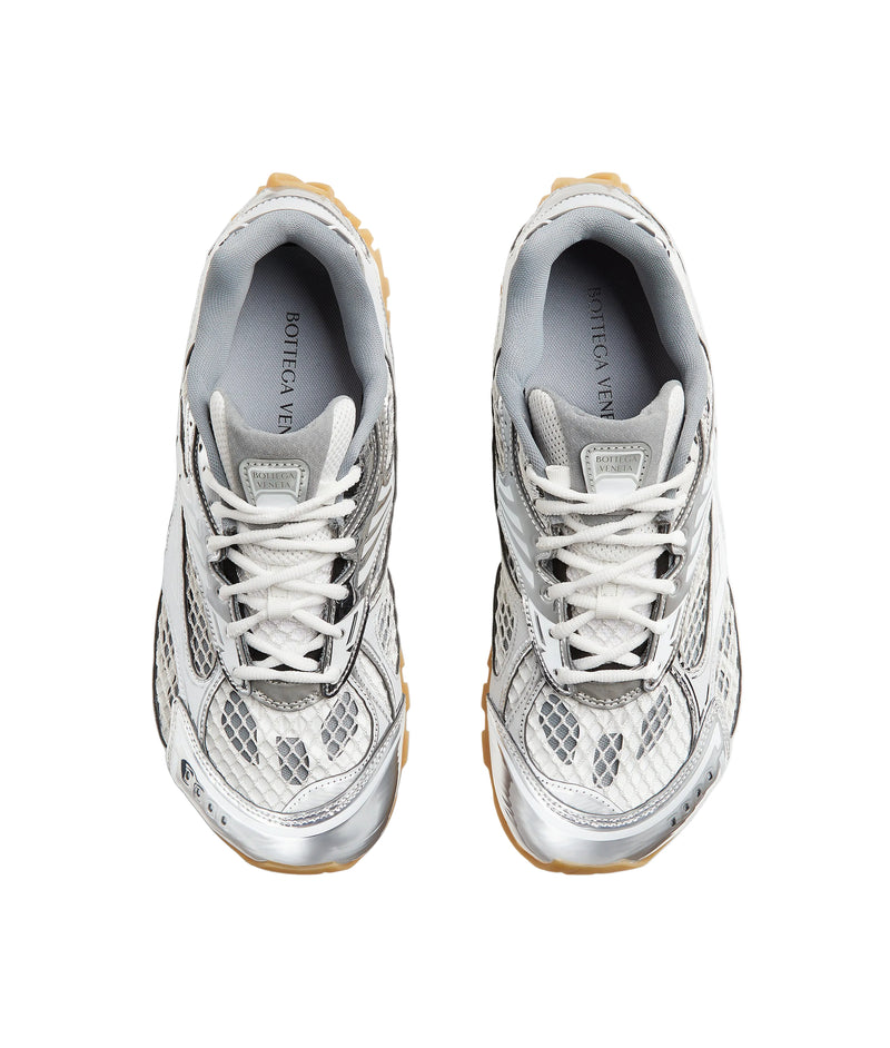 BOTTEGA VENETA ORBIT SILVER/WHITE SNEAKER