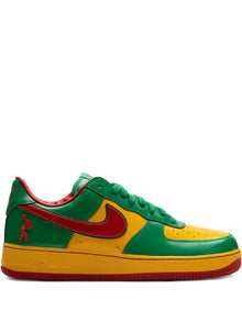 NIKE X LIL YACHTY CONCRETE BOYS AIR FORCE 1 LOW “LUCKY GREEN/MYSTIC RED” SNEAKERS