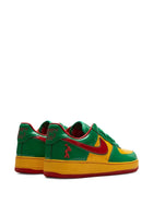 NIKE X LIL YACHTY CONCRETE BOYS AIR FORCE 1 LOW “LUCKY GREEN/MYSTIC RED” SNEAKERS