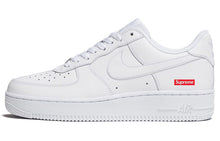 NIKE X SUPREME AIR FORCE 1 LOW WHITE “BOX LOGO” SNEAKERS