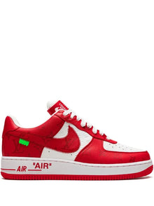 NIKE X LOUIS VUITTON AIR FORCE 1 LOW “VIRGIL ABLOH-WHITE/RED” SNEAKERS