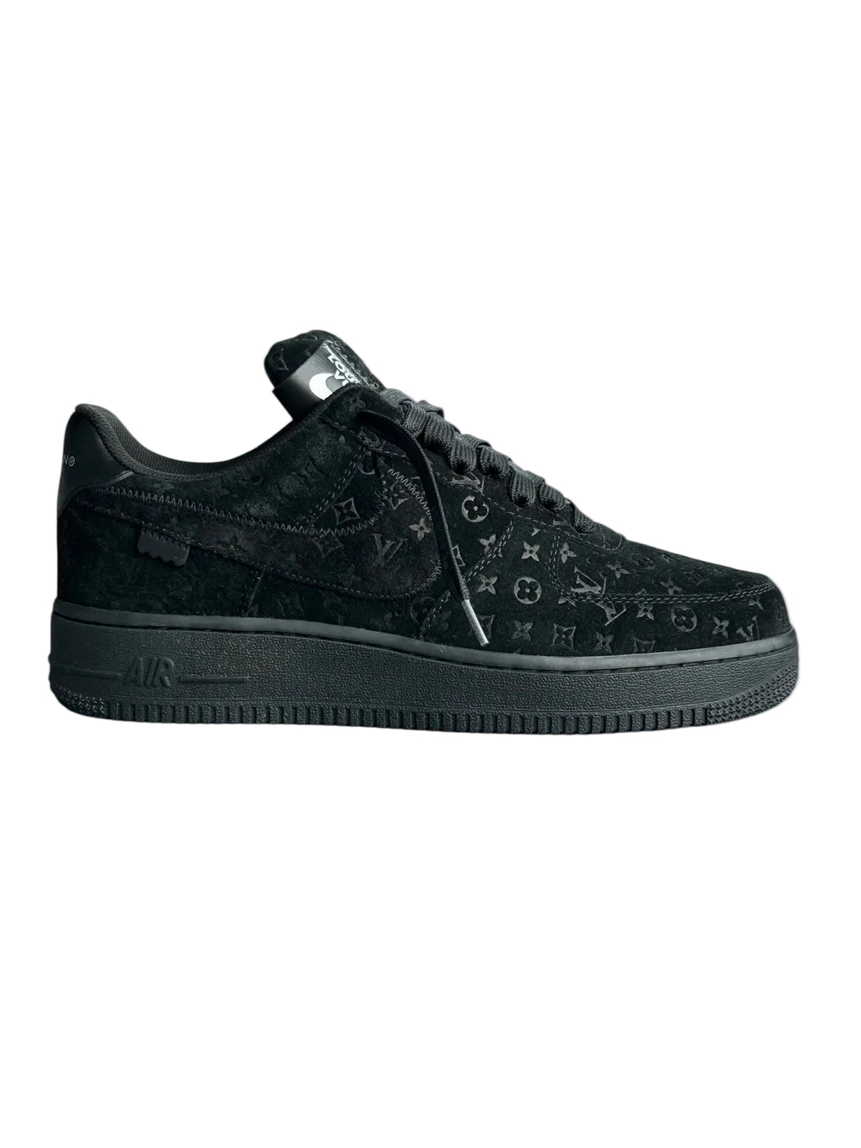 NIKE X LOUIS VUITTON AIR FORCE 1 LOW “TRIPLE BLACK” SNEAKERS