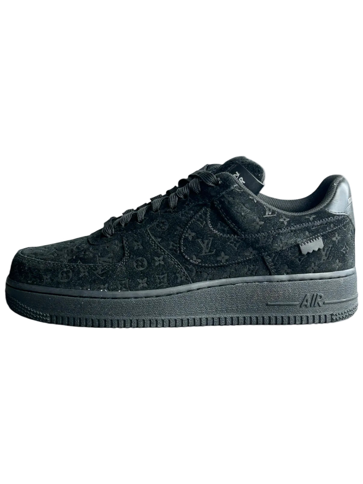 NIKE X LOUIS VUITTON AIR FORCE 1 LOW “TRIPLE BLACK” SNEAKERS