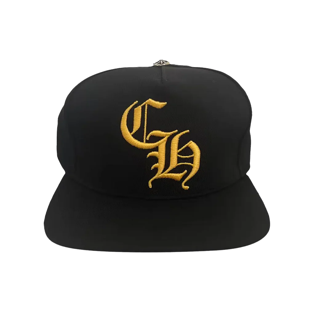 CHROME HEARTS CH LOGO BLACK/YELLOW HAT