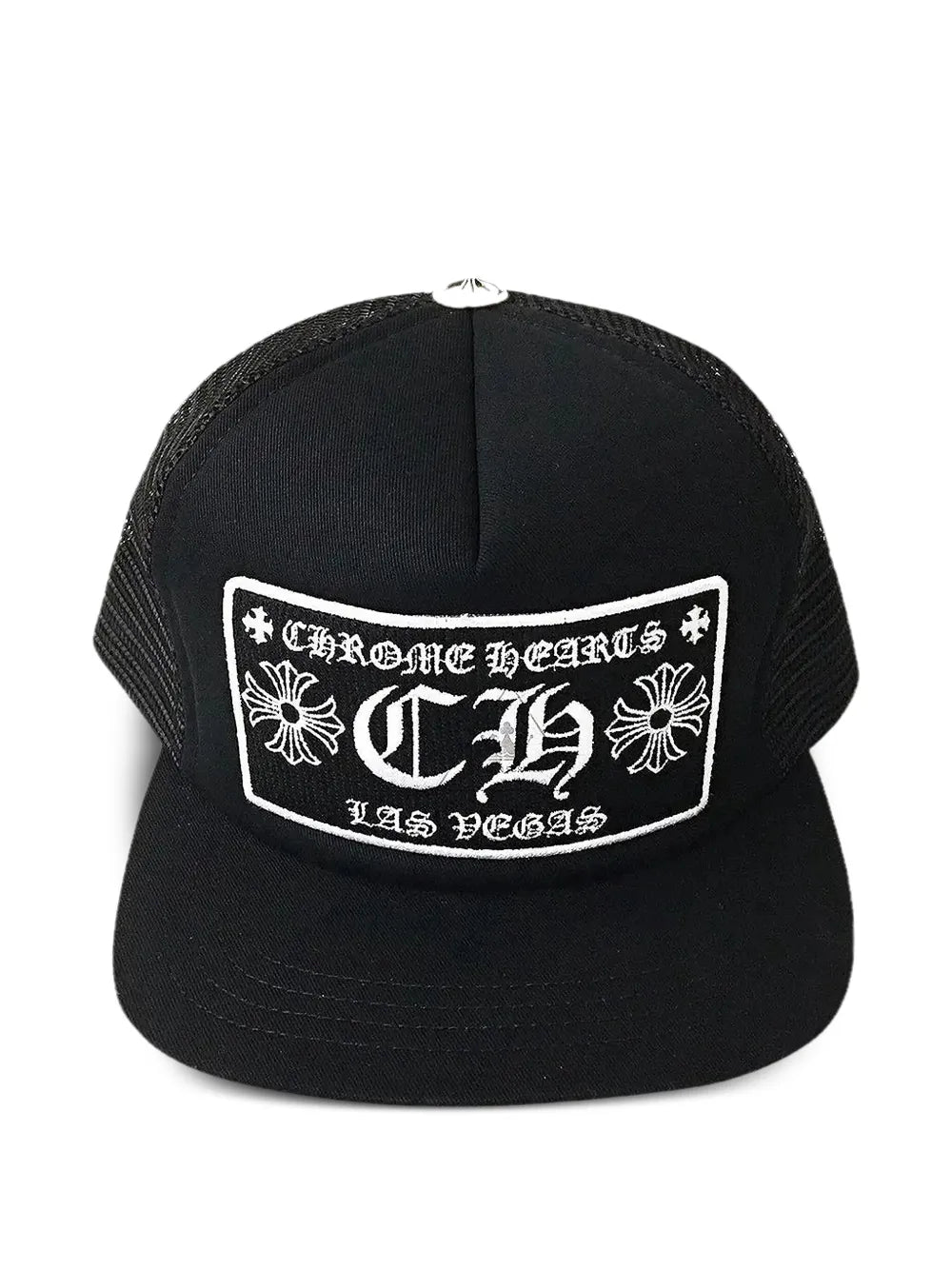 CHROME HEARTS CH LOGO LAS VEGAS TRUCKER HAT