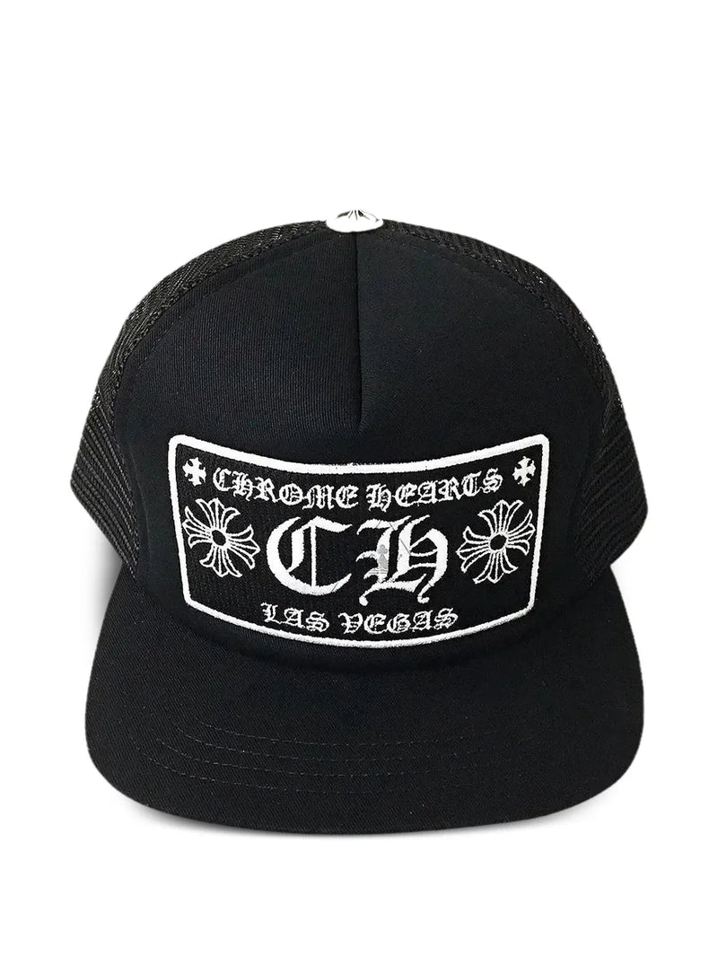 CHROME HEARTS CH LOGO LAS VEGAS TRUCKER HAT