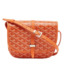 GOYARD GOYARDINE BELVEDERE PM ORANGE MESSENGER BAG