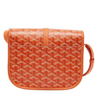 GOYARD GOYARDINE BELVEDERE PM ORANGE MESSENGER BAG