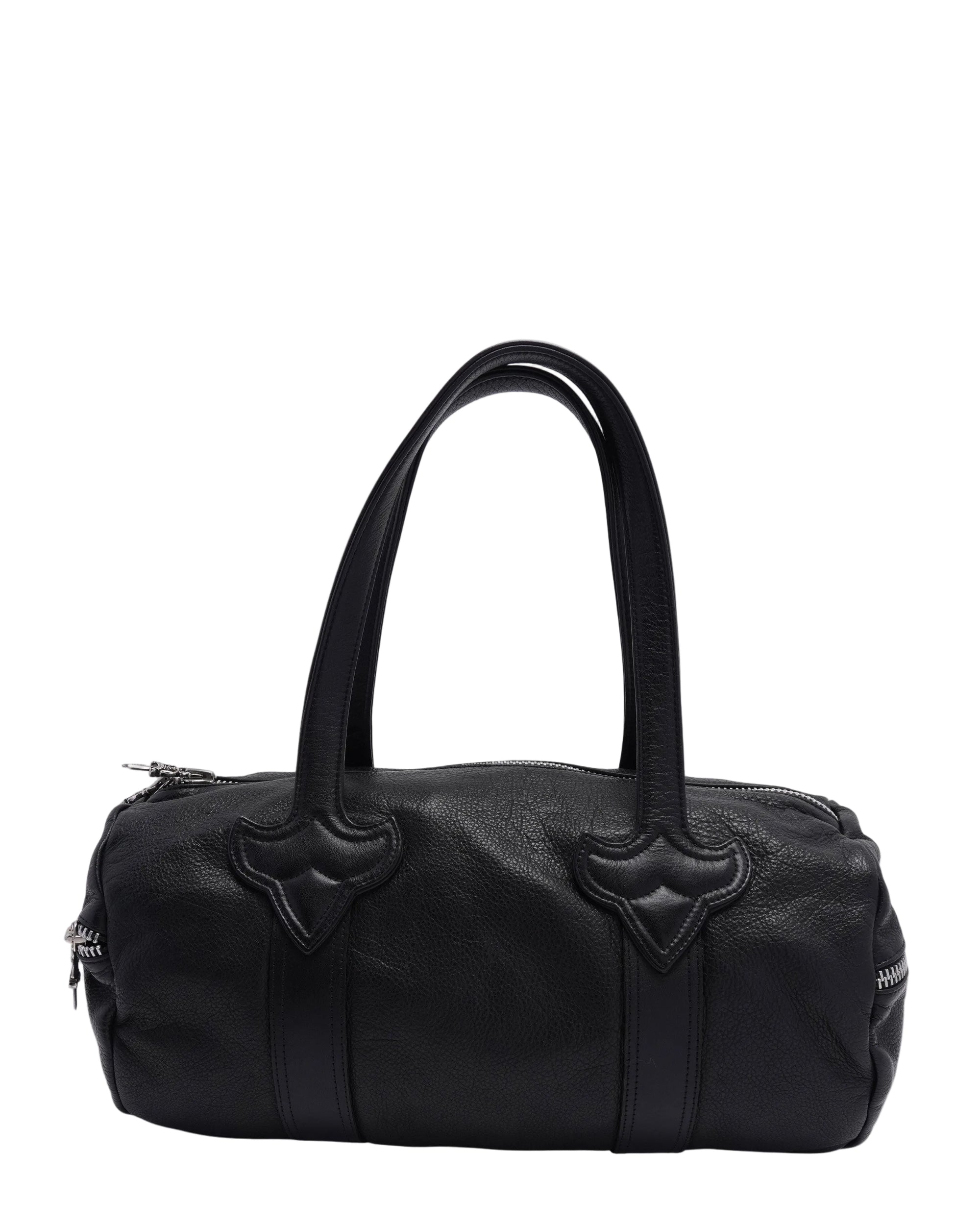 CHROME HEARTS LEATHER DUFFLE BAG