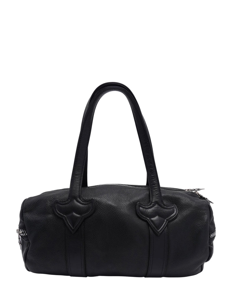 CHROME HEARTS LEATHER DUFFLE BAG