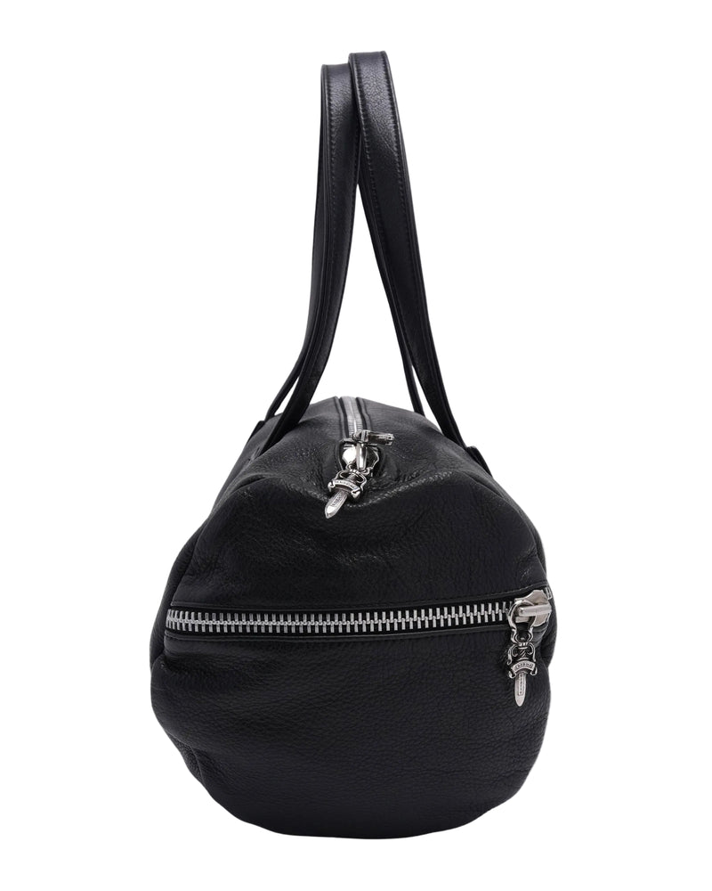CHROME HEARTS LEATHER DUFFLE BAG