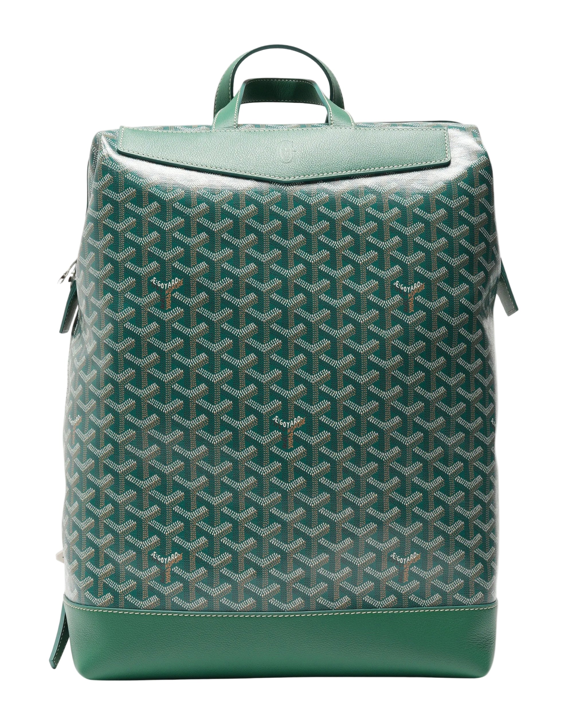 GOYARD CISALPIN GREEN BACKPACK