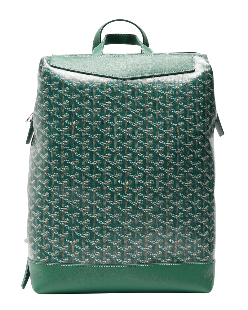 GOYARD CISALPIN GREEN BACKPACK