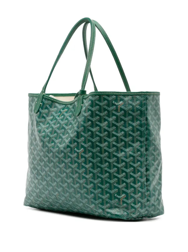 GOYARD SAINT LOUIS PM GREEN TOTE BAG