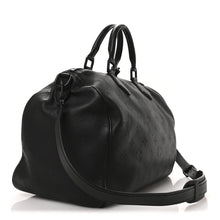 LOUIS VUITTON TAURILLON LEATHER GEORGES GM BLACK BAG