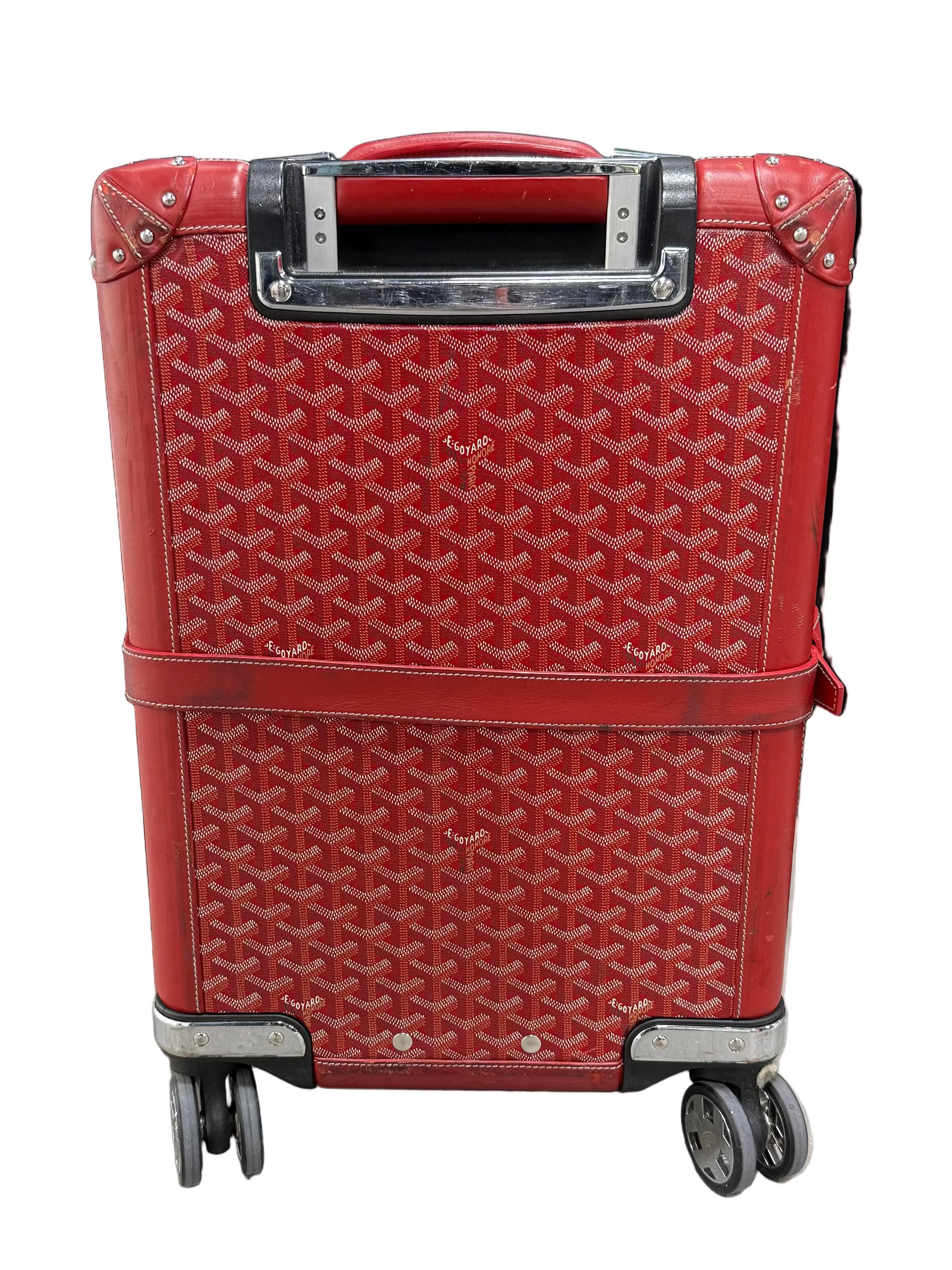 GOYARD GOYARDINE BOURGET PM TROLLEY CASE (USED)