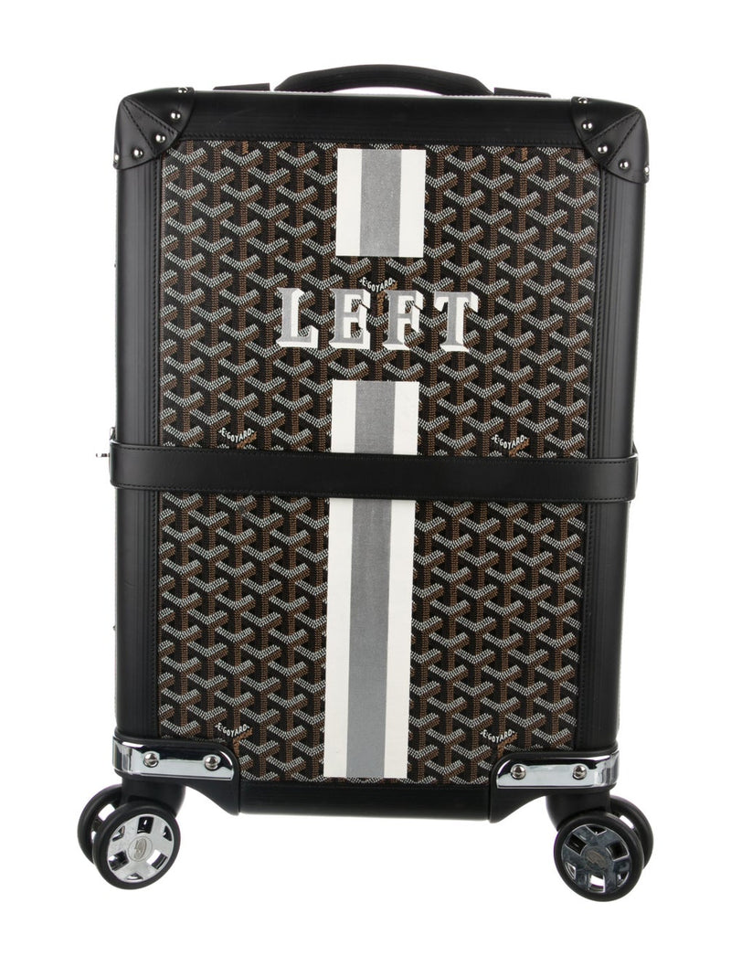 GOYARD BOURGET PM BLACK TROLLEY CASE (USED)