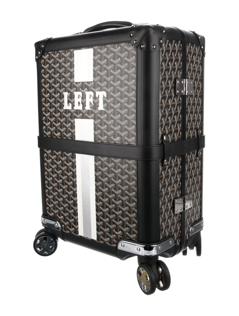 GOYARD BOURGET PM BLACK TROLLEY CASE (USED)