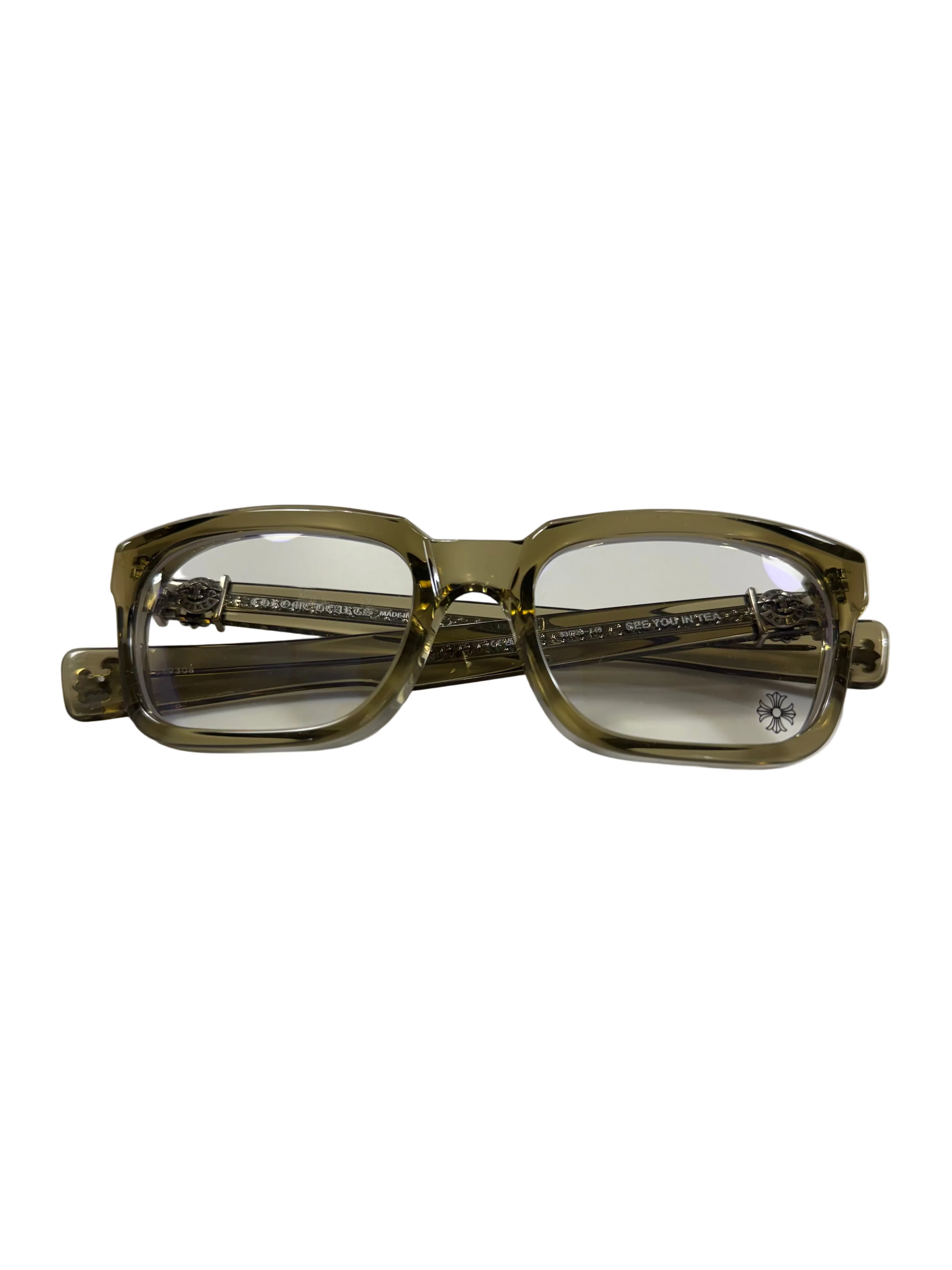 CHROME HEARTS SEE YOU IN TEA GREEN TRANSLUCENT
