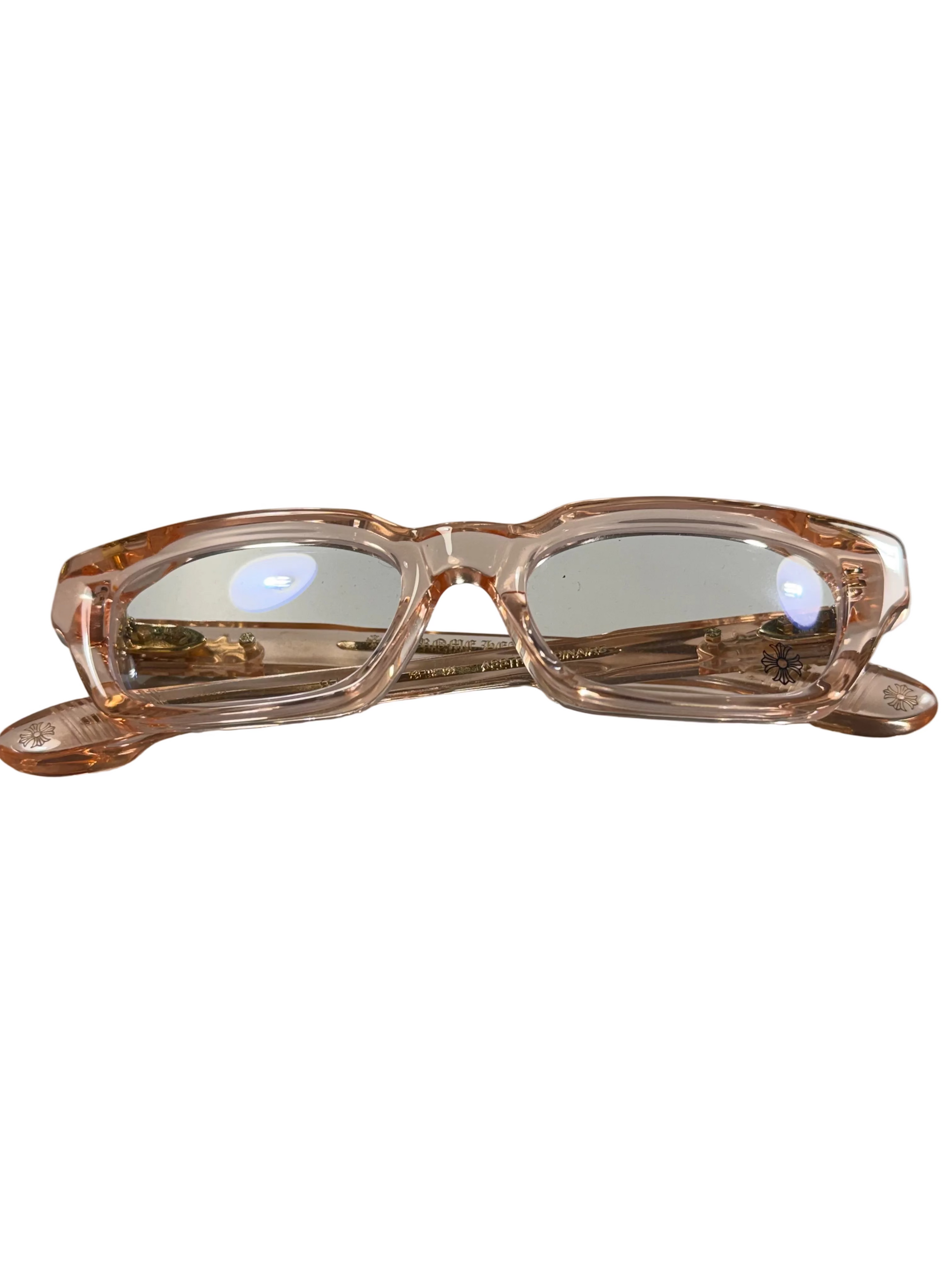 CHROME HEARTS PINK ASSTRAORDINAIRE GLASSES