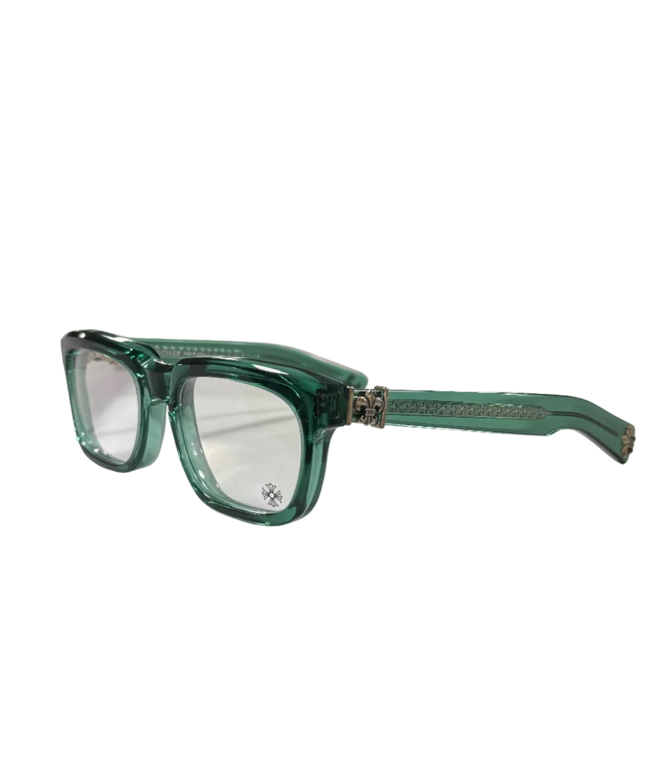 CHROME HEARTS SEE YOU IN TEA GREEN CRYSTAL GLASSES