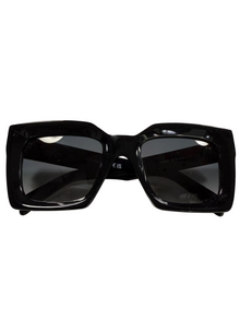 CELINE BOLD SQUARE ACETATE BLACK SUNGLASSES
