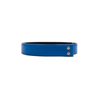 CHROME HEARTS  BLUE LEATHER STRAP BELT