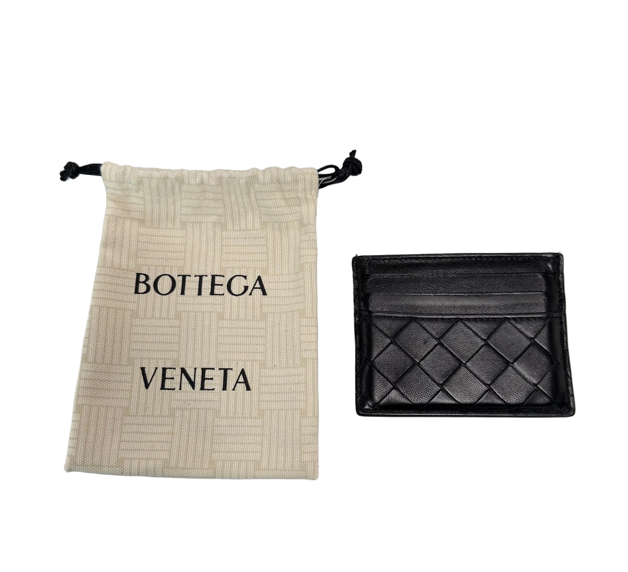 BOTTEGA VENETA LEATHER CARD HOLDER