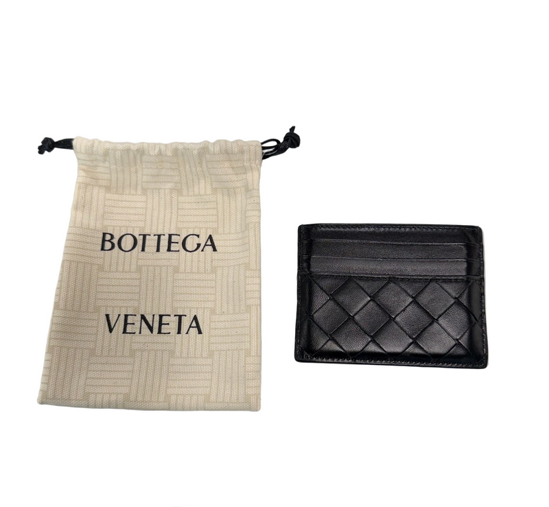 BOTTEGA VENETA LEATHER CARD HOLDER