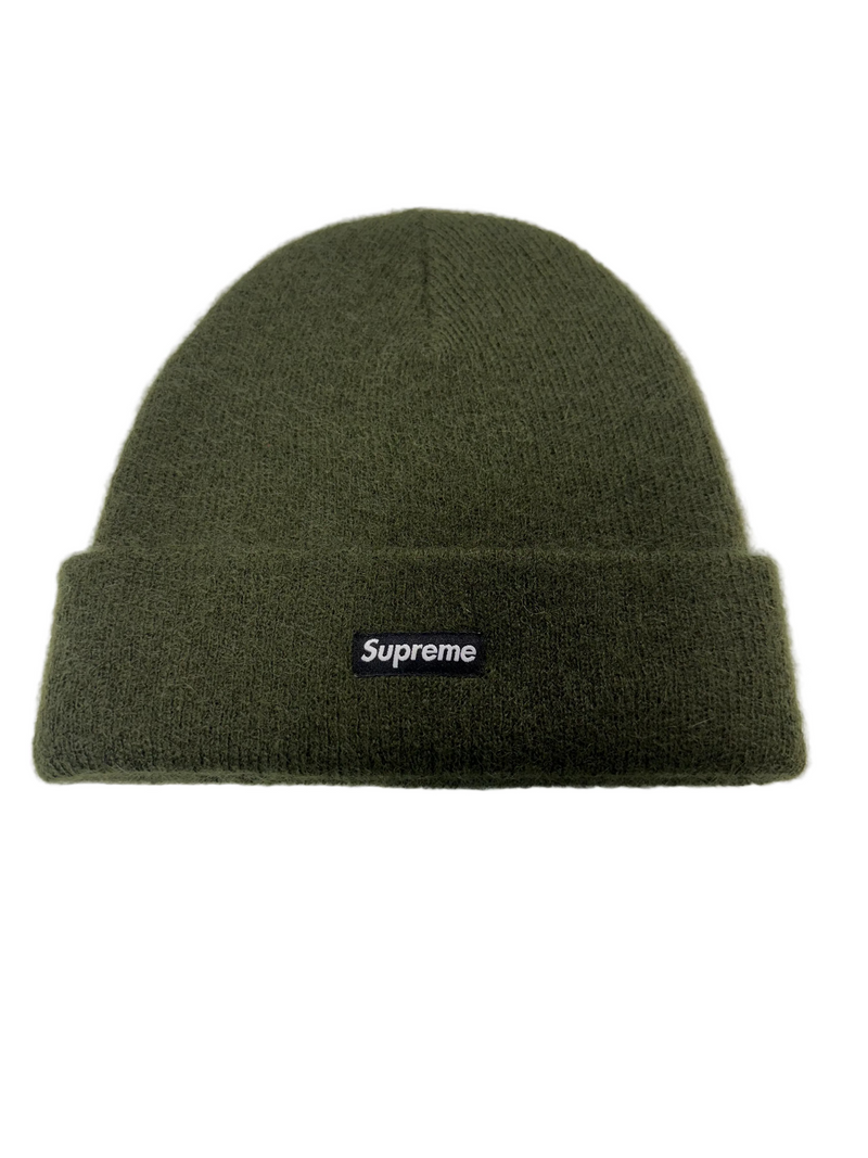 SUPREME MOHAIR OLIVE BEANIE