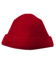 SUPREME LOOSE GAUGE RED BEANIE