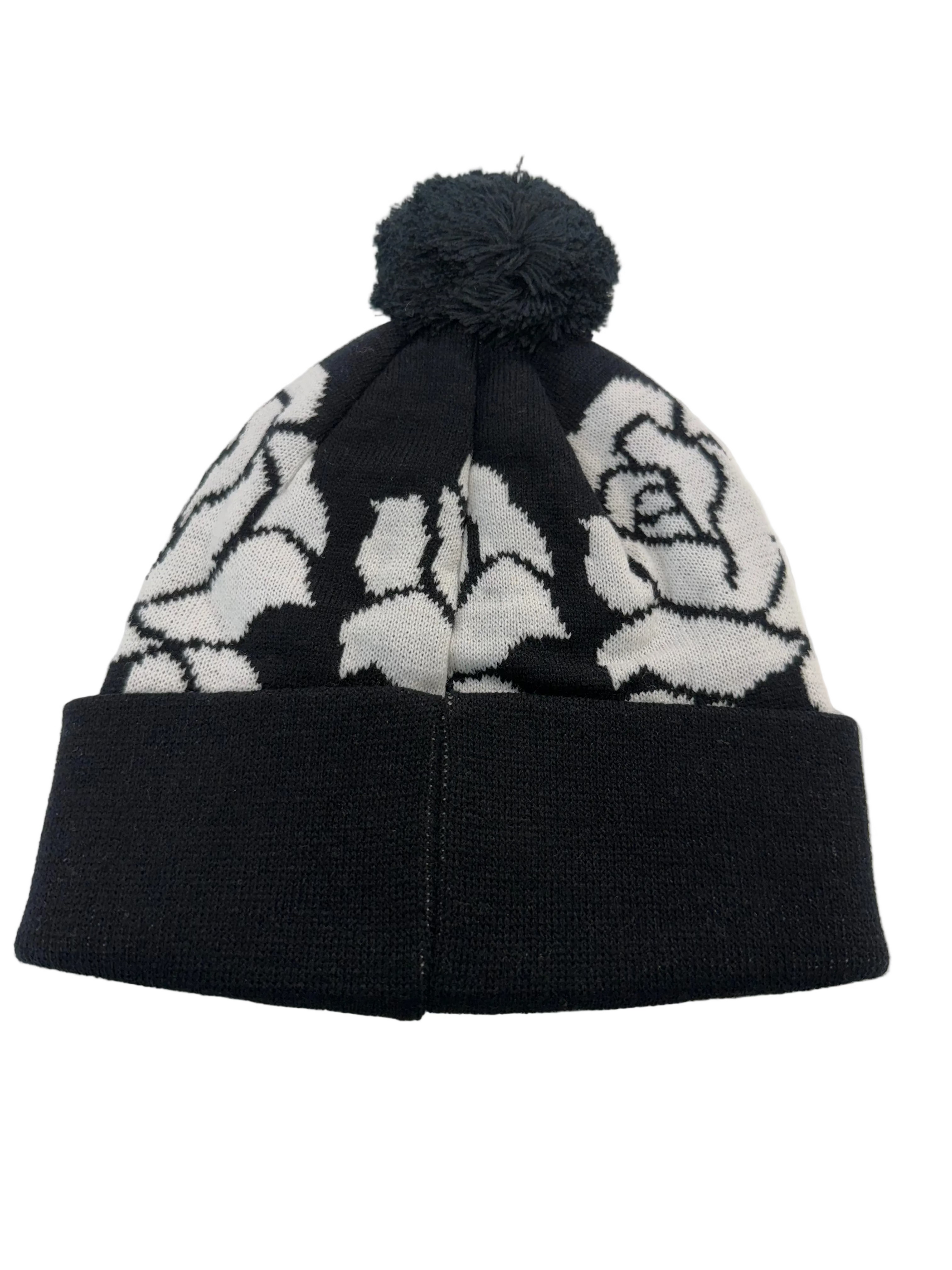 SUPREME ROSE BLACK BEANIE