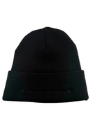 CHROME HEARTS CH EMBROIDERED LOGO BLACK BEANIE