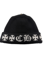 CHROME HEARTS BIG DADDY BLACK BEANIE