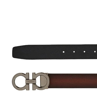 FERREGAMO REVERSABLE BROWN/BLACK BELT