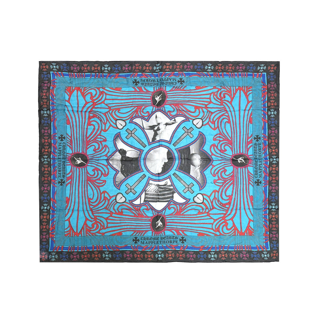 CHROME HEARTS MAPPLETHORPE SILK SCARF