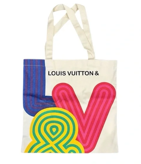 LOUIS VUITTON NOVELTY CANVAS TOTE BAG