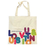 LOUIS VUITTON NOVELTY CANVAS TOTE BAG