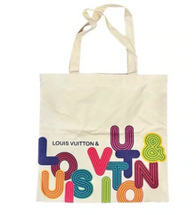 LOUIS VUITTON NOVELTY CANVAS TOTE BAG