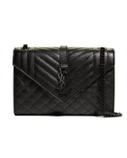 SAINT LAURENT ENVELOPE TRIQUILT MEDIUM YSL LEATHER SHOULDER BAG