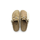 CHROME HEARTS BIRKENSTOCK BOSTON SUEDE SANDALS
