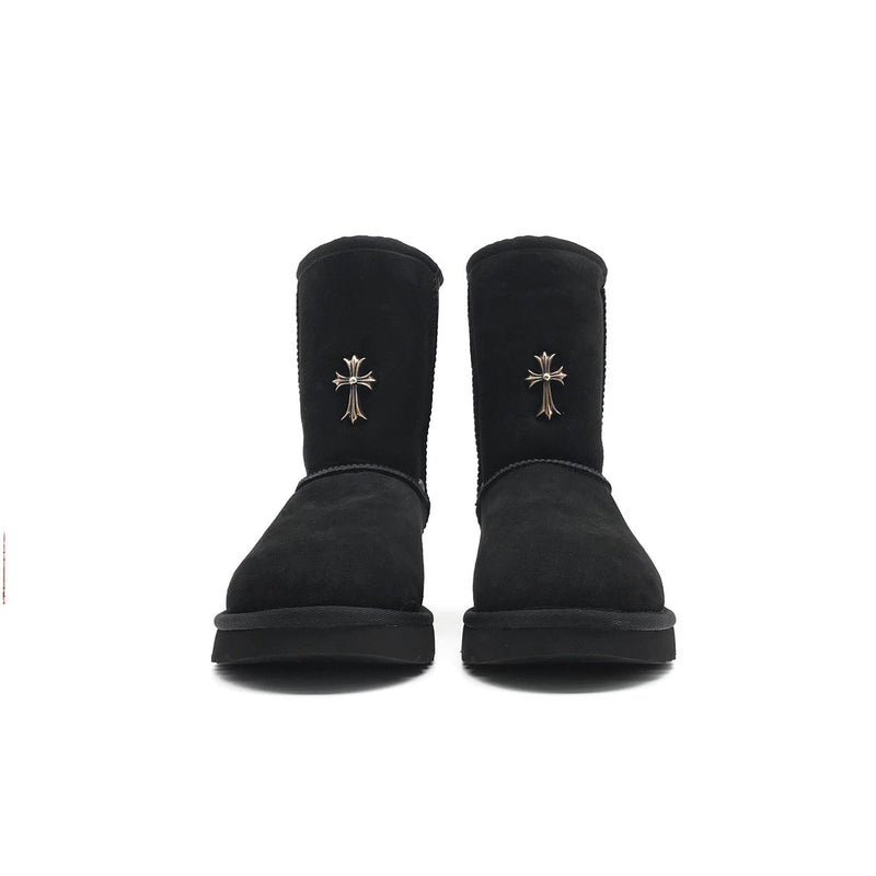 CHROME HEARTS UGGS CROSS SNOW BOOTS