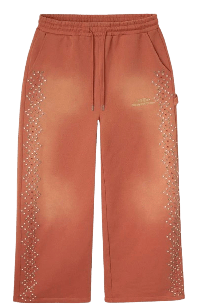HAPPY MEMORIES DONT DIE HMDD CRYSTAL ORANGE SWEATPANTS