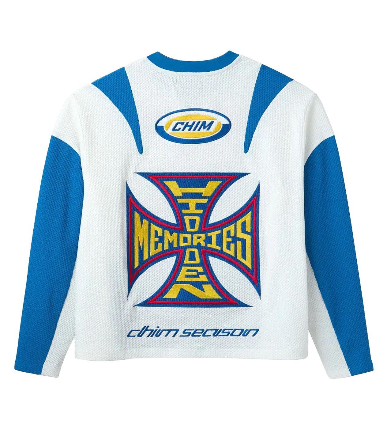 HAPPY MEMORIES DONT DIE HMDD MOTEAUX JERSEY WHITE/BLUE