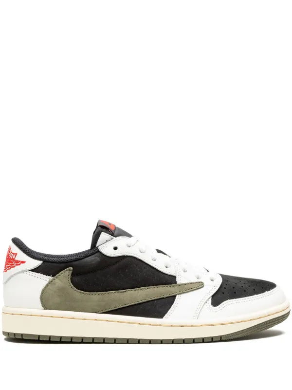 NIKE AIR JORDAN 1 LOW TRAVIS SCOTT “OLIVE” SNEAKERS