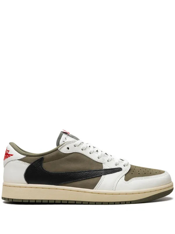 NIKE AIR JORDAN 1 LOW OG TRAVIS SCOTT “MEDIUM OLIVE” SNEAKERS