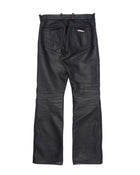 CHROME HEARTS LEATHER FLEUR KNEE PANTS