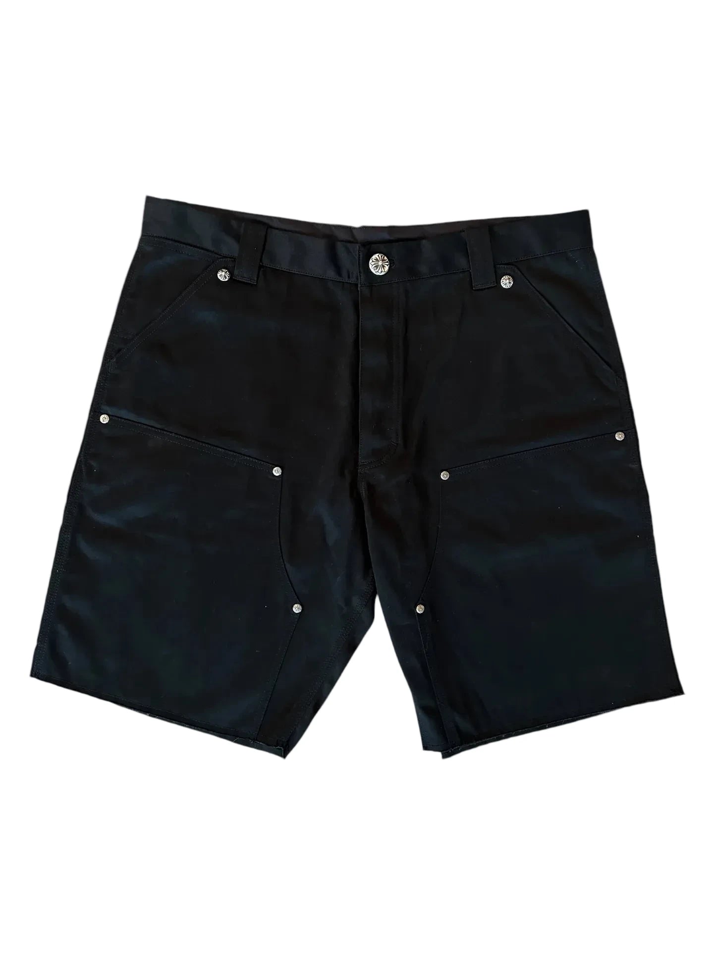 CHROME HEARTS BLACK CARPENTER SHORTS