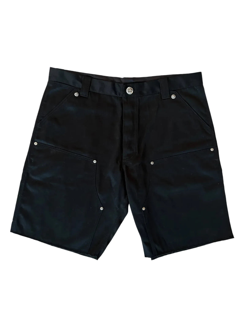 CHROME HEARTS BLACK CARPENTER SHORTS