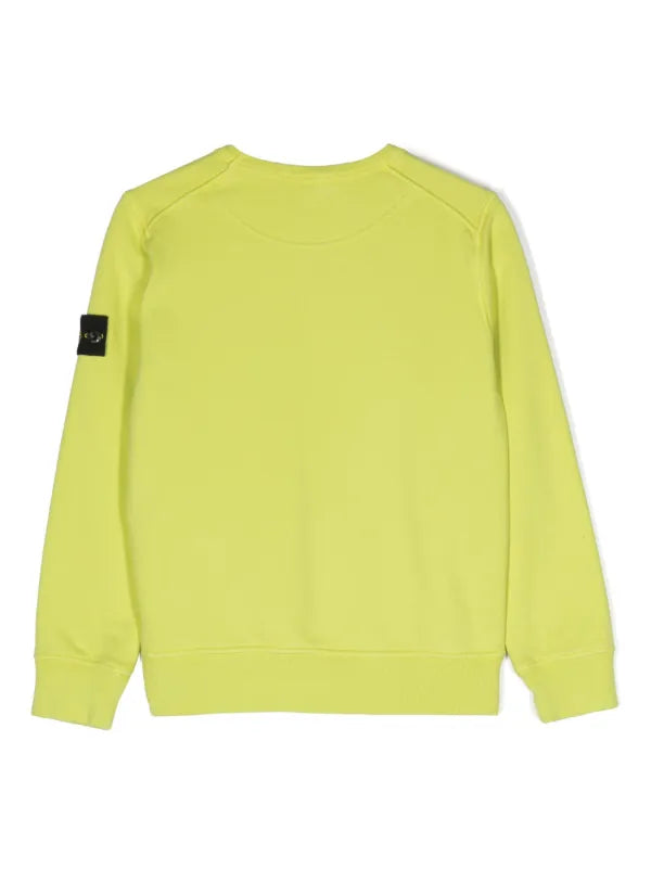 STONE ISLAND COMPASS-MOTIF SWEATSHIRT